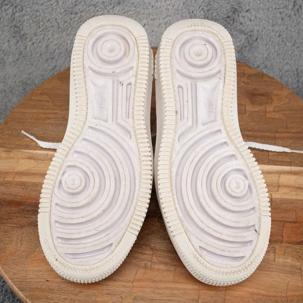 Nike Air Force 1 PLT.AF.ORM Triple White Size 6.5 US